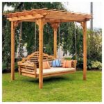 Ahşap Gölgelikli Salıncak S1204