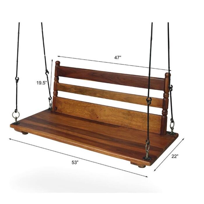 Ahşap çengelli salıncak S1205 - Görsel 2
