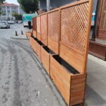 ahşap saksılı seperatör