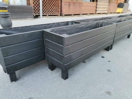 ahşap saksı L2204